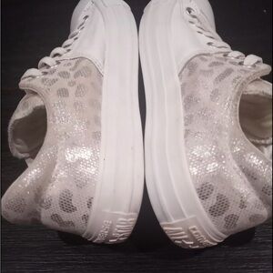 Converse White and Gray Sneakers with Chunky Soles size 6